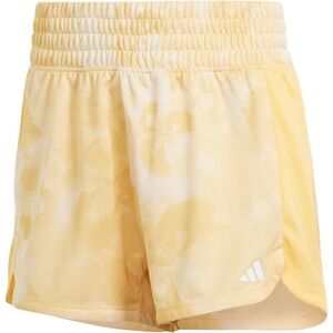 Adidas Women Pacer Essentials Flower‎ Tie-Dye Knit Shorts Yellow XS NWT